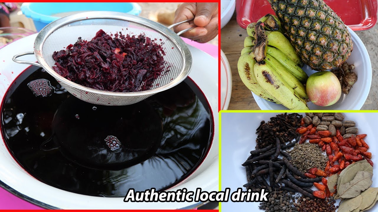 GHANA'S HEALTHY DRINK SOBOLO/SORREL | HOW TO PREPARE SOBOLO | ZOBO DRINK