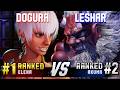 SF6 DOGURA 1 Ranked Elena Vs LESHAR 2 Ranked Akuma High Level Gameplay