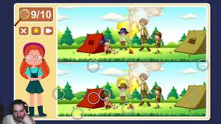 Viki Spotter Camping: Finden den fehler