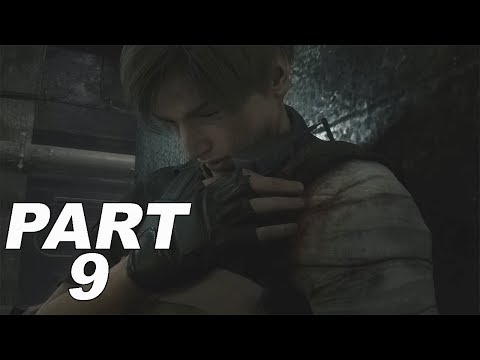 Resident Evil 2 Remake Gameplay Walkthrough Part 9 - SEWERS (LEON STORY)