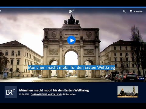 München - vom I. Weltkrieg bis zum Olympia-Attentat - Das Bayerische Jahrtausend - 20.Jahrhundert