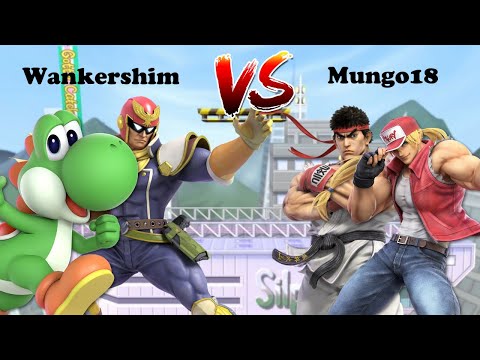 Wankershim (Yoshi & Captain Falcon) vs Mungo18 (Ryu & Terry)