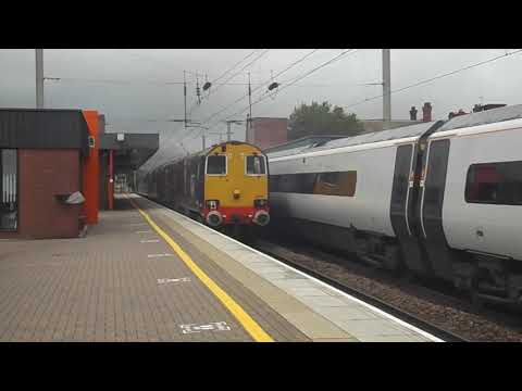 DRS Convoy 37038, 37424, 37403, 20302 & 20305 Wigan North Western 16th July 2020