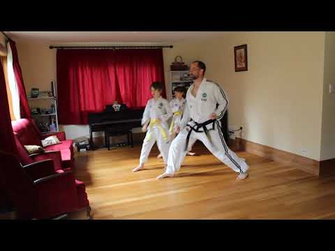 Children's class 15 April 2020, saju jirugi, saju makgi and Chon-Ji