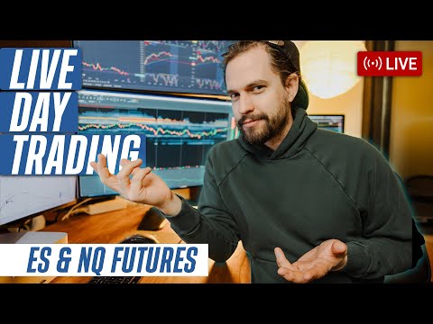 LIVE Day Trading Futures /NQ on 10 Apex Accounts