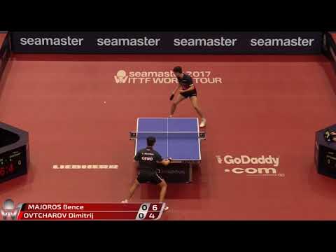 OVTCHAROV Dimitrij  - MAJOROS Bence | Round 1 | Men's Singles | German Open 2017 | Full HD