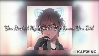 Cover art for You Rock My World sped up