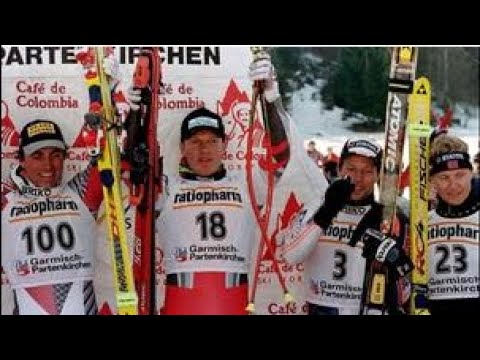 Hermann Maier wins super-G II (Garmisch 1997)