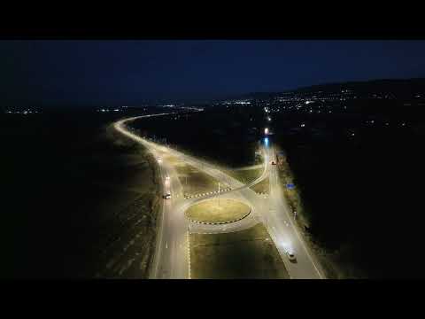გურჯაანის შემოვლით გზაზე გარე განათების ქსელი მოეწყო
