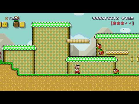 1-1 Lemon Lime Lifts by Kyevmu - SUPER MARIO MAKER - NO COMMENTARY 1bg