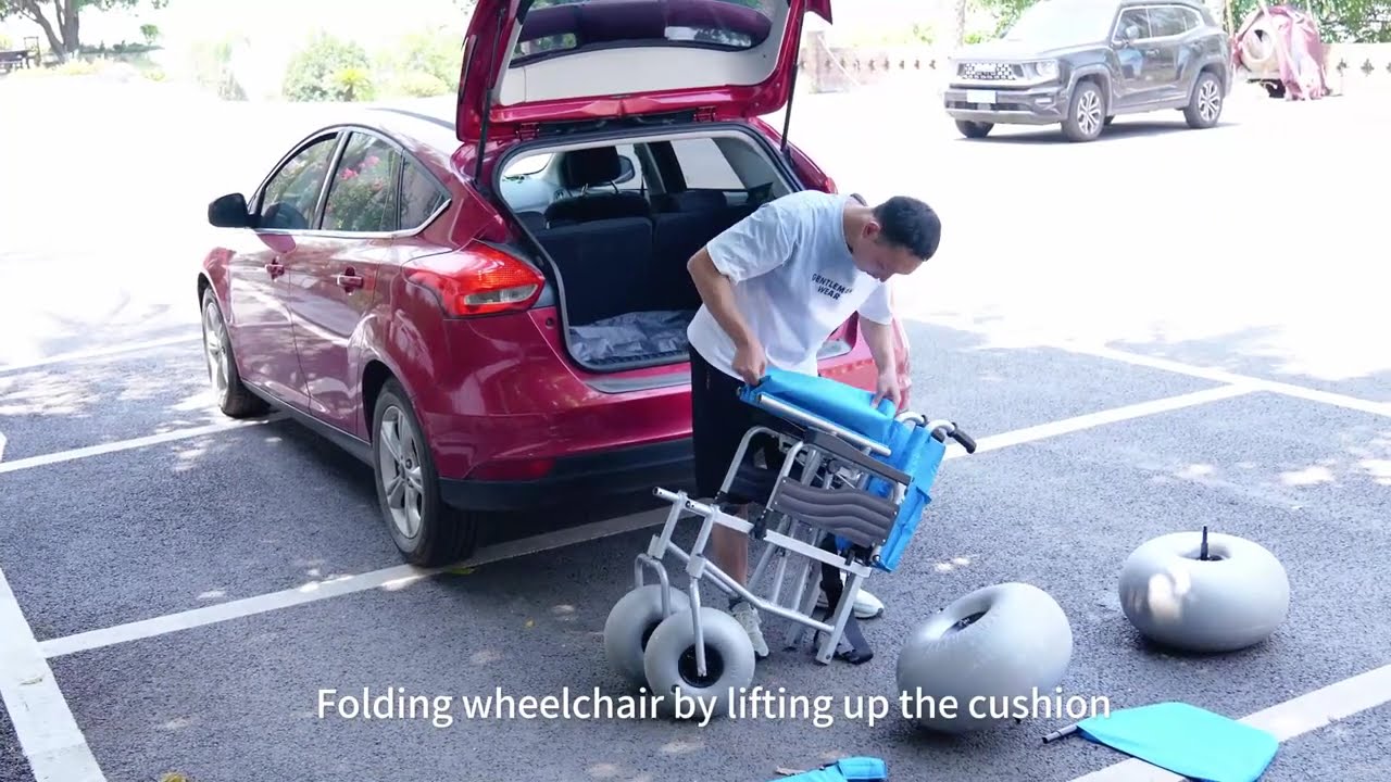 How to fit your beach wheelchair into the trunk of your car?