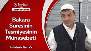 Bakara Suresinin Tesmiyesinin Münasebeti/Abdülkadir Nurzade