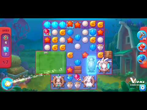 Fishdom. 8483 hard level no boosters and diamonds. 15 moves