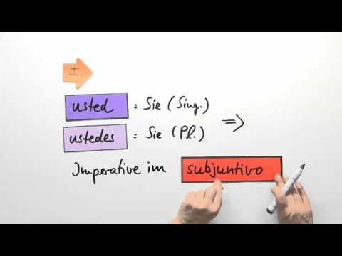 Imperative von usted und verneinte Imperative | Spanisch | Grammatik