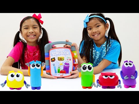Emma and Wendy Pretend Play Learning Shapes Body Parts and More with StoryBots Toys for Kids