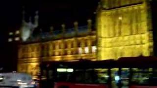 big ben at night, with niky's voice in the background