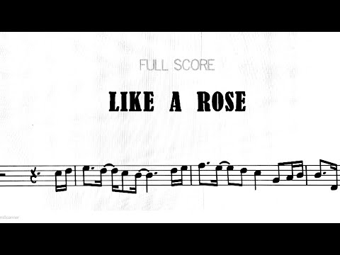 Like a Rose play along for Bb