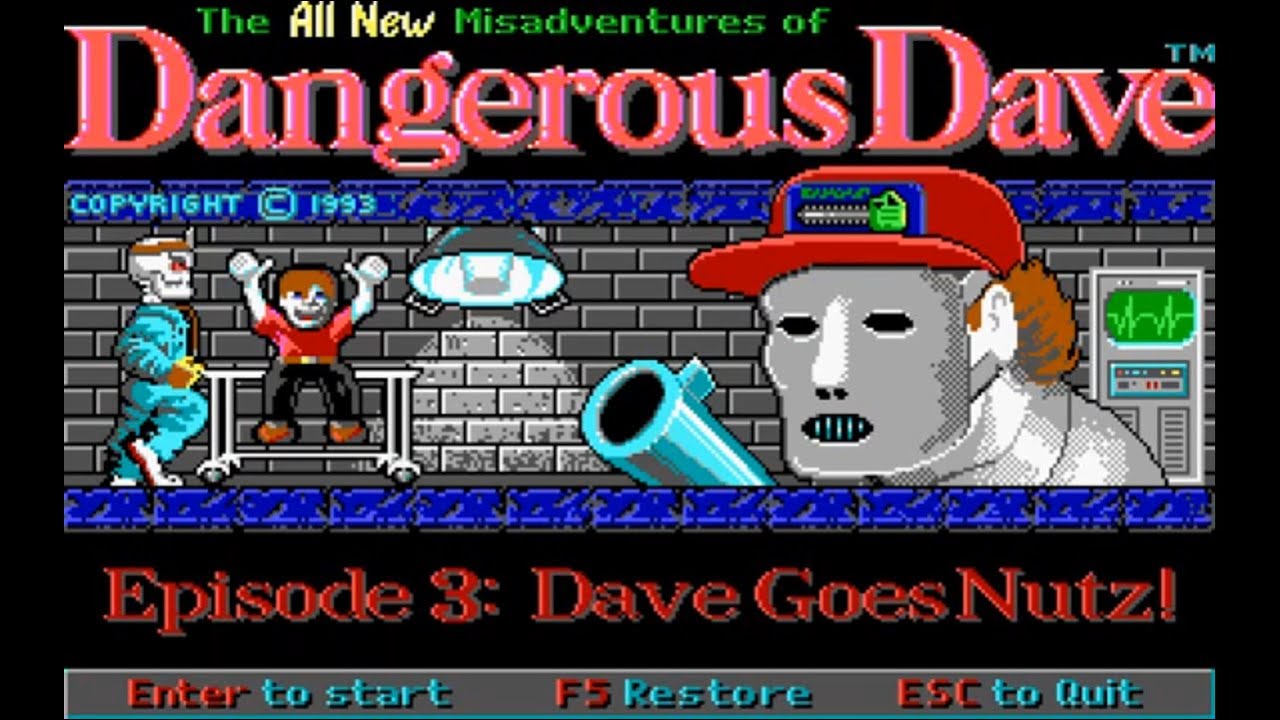 Dangerous Dave Packvideo poster