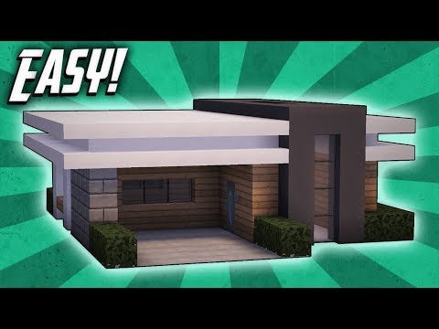 Minecraft: How To Build A Small Modern House Tutorial (#11)