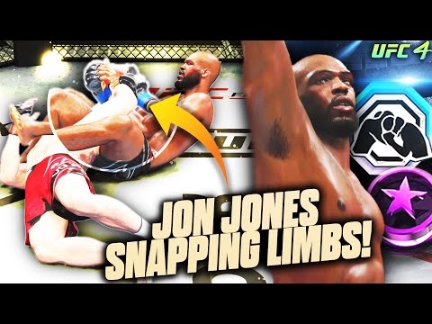 UFC 4 Heavyweight Career Mode #10: Breaking Arms With Jon Jones Armbars!