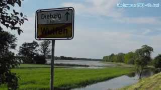 preview picture of video 'Hochwasser 2013 - 13. Juni: Aken, Trebbichau, Wulfen'