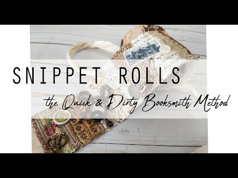 Snippet Rolls - the Quick and Dirty Booksmith Method - Tutorial