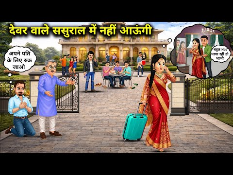 देवर वाले ससुराल में नहीं आऊंगी |I will not come to my brother-in-law's in-laws' house|Hindi Stories
