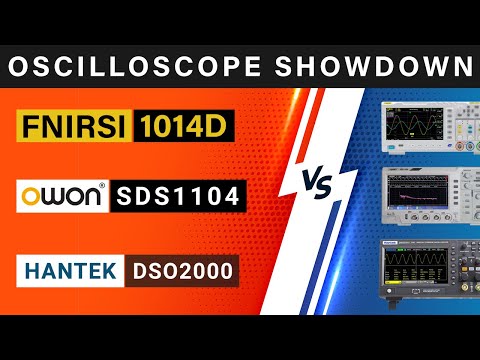 FNIRSI 1014D vs OWON SDS1104 vs Hantek DSO2D10 ⭐ Entry Level  Oscilloscope Showdown!