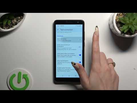 How to Enable & Disable the Automatic Text Correction on ALCATEL 1B (2022)