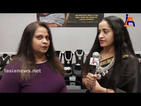 Smt.Mallika from Aabharana Jewellers,Frisco speaking to iAsianews.