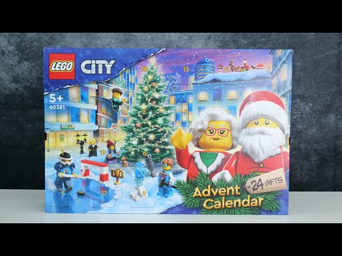 Vidéo LEGO City 60381 : Calendrier de l'Avent LEGO City 2023