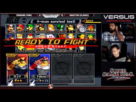 VS Weekly 3/27/16 - Losers R6 - Trikrome (Pink) vs SaucyTho (Classic) - Melee