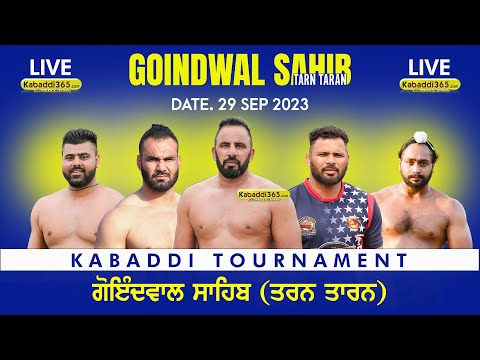 Goindwal Sahib (Tarn Taran) Kabaddi Tournament 29 Sep 2023