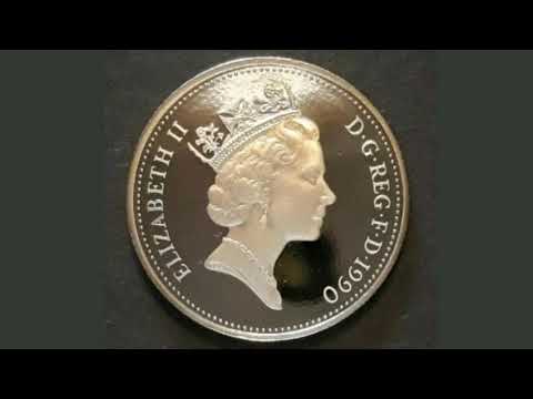 UK 1990 FIVE PENCE 5p Coin VALUE + REVIEW - Queen Elizabeth II