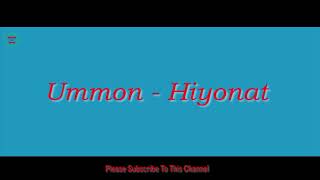 Ummon - Hiyonat 1 Hour
