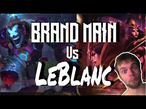 Diamond Brand Mid Main vs LeBlanc - Live commentary Game play