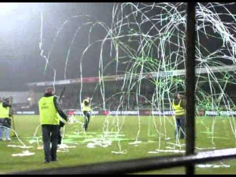 Tifo actie bij FC Dordrecht - Sparta (11-02-2011)