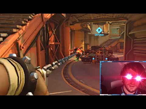 THE MOST CLUTCH SINGLE ROADHOG HOOK EVER - Overwatch