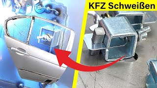 2 Euro Werkzeug und nie mehr krumme Bleche? | KFZ Auto Tür schweißen Tutorial | #hdbschweissshop