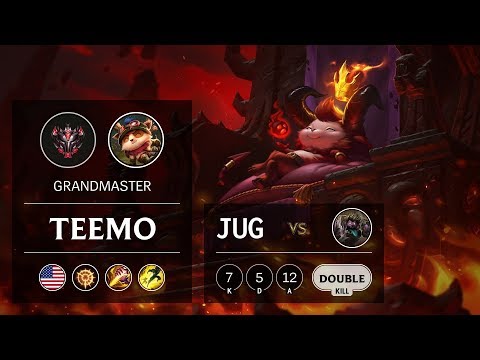 Teemo Jungle vs Dr. Mundo - NA Grandmaster Patch 10.2