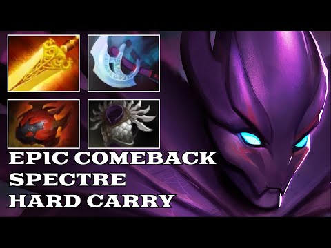 EPIC COMEBACK Spectre Dota 2 Hard Carry 7.33 Gameplay Build