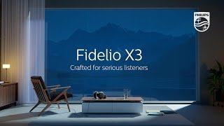 Philips Fidelio X3 headphones anuncio