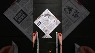 How to make a real kite from old newspaper #recycle
