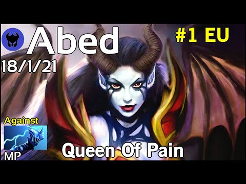 Abed [Fnatic] plays Queen Of Pain!!! Dota 2 7.21