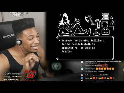 Etika Reacts to Rouxls Kaard (Etika Plays Deltarune Highlights)