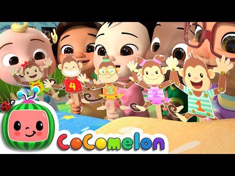 Five Little Monkeys | CoCoMelon Nursery Rhymes & Kids Songs