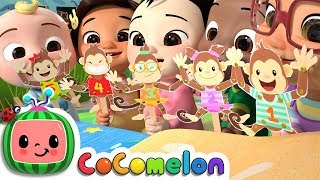 Five Little Monkeys | CoCoMelon Nursery Rhymes &amp; Kids Songs