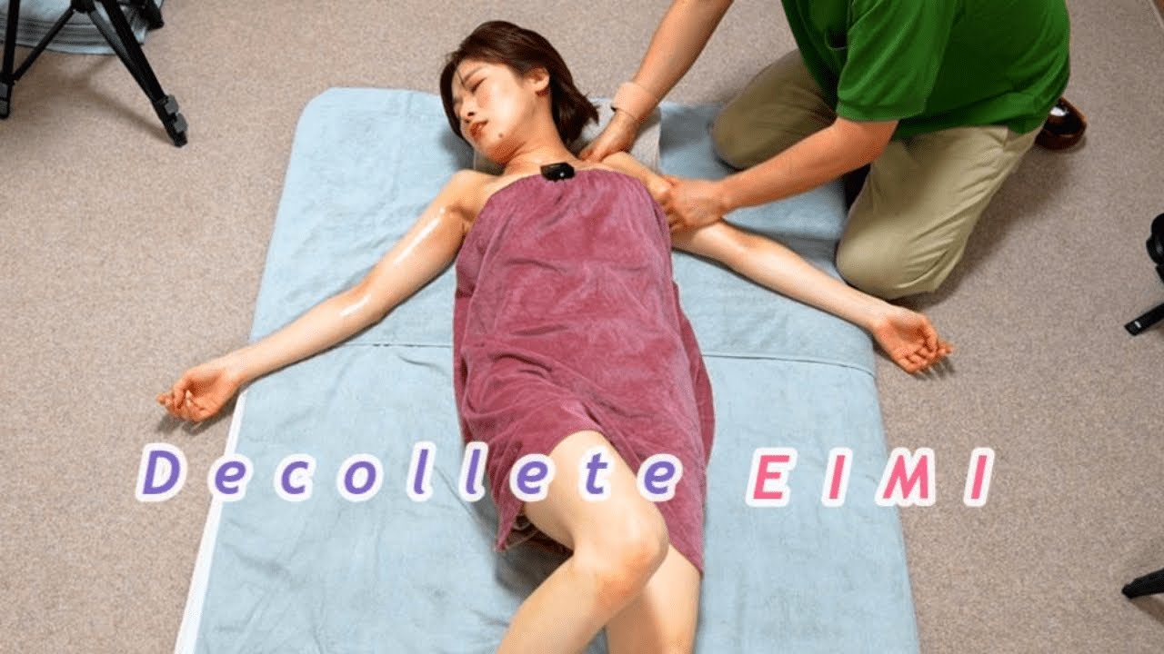 【BGM only】デコルテ・オイルマッサージ｜エイミ Ep3｜Sunflower style & Japanese decollete oil massage