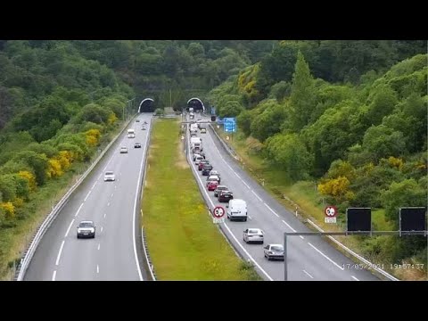 Atascos en la A-52, dirección Vigo