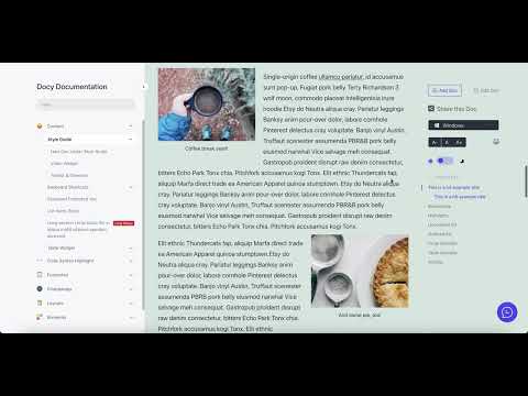 Testing EazyDocs with some popular themes